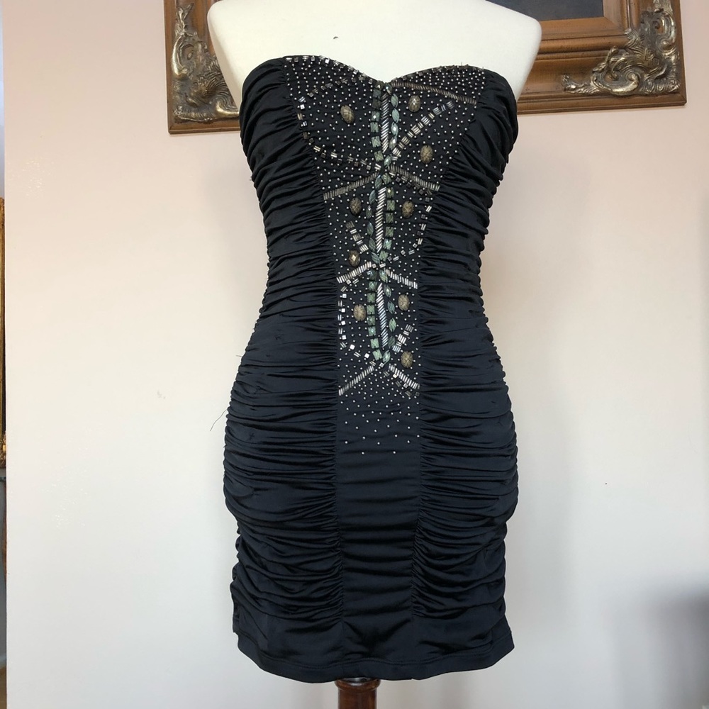 black strapless dress forever 21 Forever 21 NWT Strapless Dress – Our Sunshine Boutique